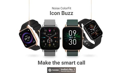 Noise Colorfit Icon Buzz Smartwatch With 7 Days Battery Life Bluetooth
