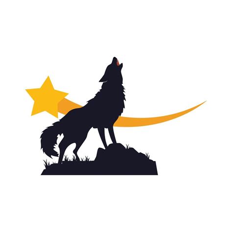 Illustration Vector Graphic Of Star Wolf Logo Perfect To Use For