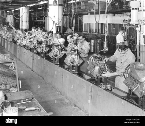 Cadillac Assembly Line At Their Car Manufacturing Plant Detroit