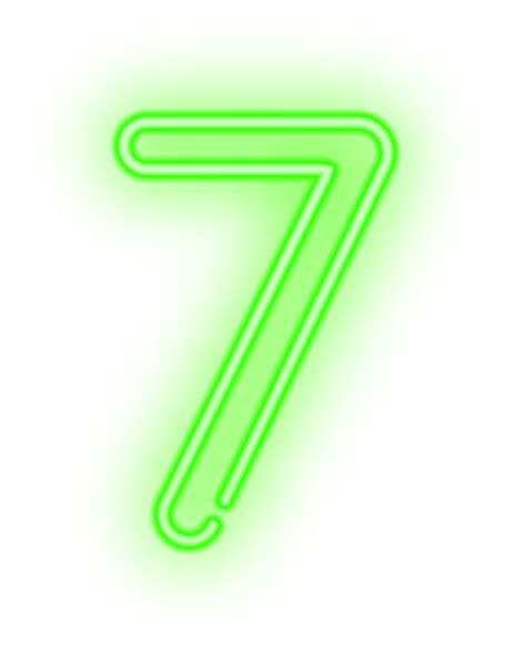 Seven Neon Green Png Clip Art Image Gallery Yopriceville High