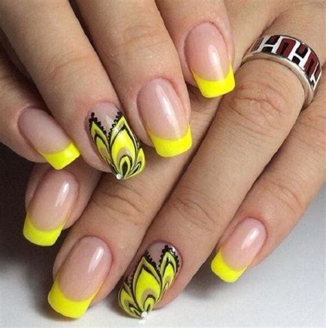 Maybe you would like to learn more about one of these? Really pretty 50 Yellow Nail Art Designs - Fashion 2D ...