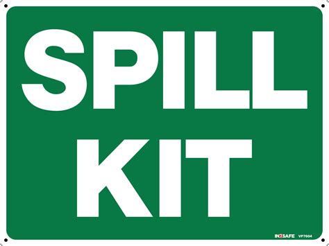 First Aid Spill Kit Sign Westland Workgear