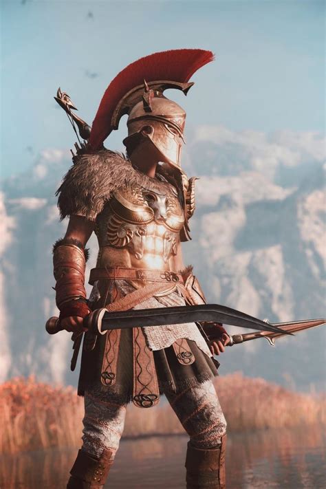 Ac Odyssey Photo Mode Greek Warrior Assassins Creed Art Spartan Warrior