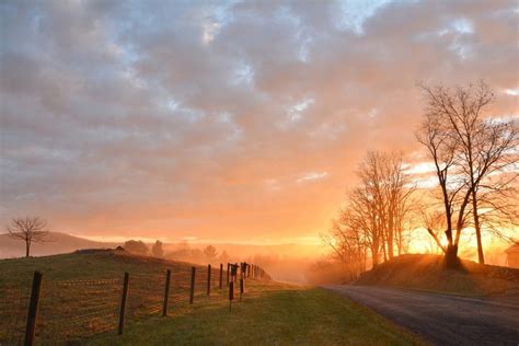 Piedmont Sunrise Scenic Virginia