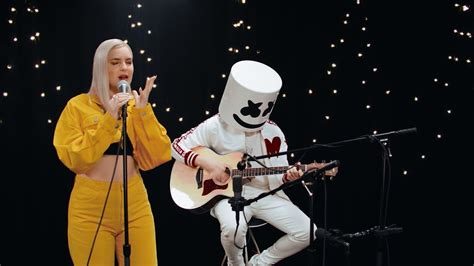Marshmello And Anne Marie Friends Acoustic Video Official Friendzone