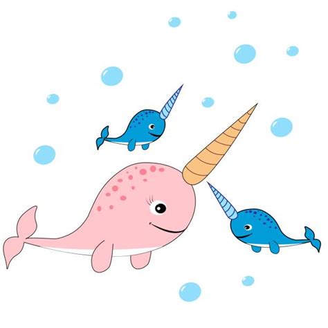 Narwhals Silhouette Illustrations Royalty Free Vector Graphics And Clip