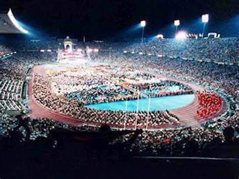 Opening Ceremony 1992 Barcelona Olympic Games Olympics Opening Ceremony Summer Olympics