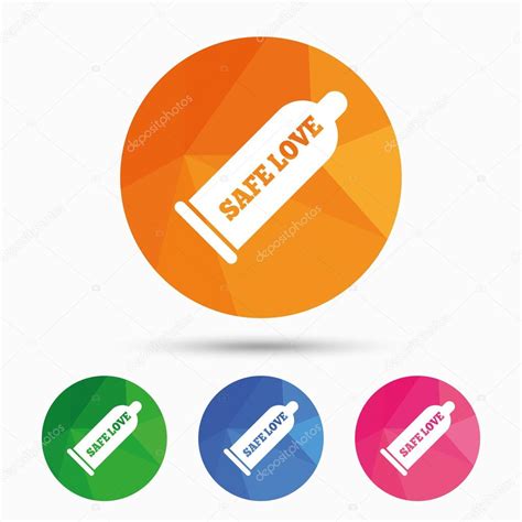 Condom Safe Sex Signs Stock Vector Image By ©blankstock 120163330