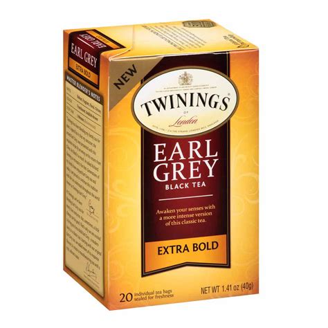 Twinings Earl Grey Extra Bold Tea 20 Count
