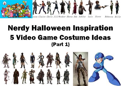 Famous Video Game Characters Costumes