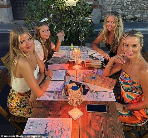 Amanda Holden Joins Rarely Seen Sister Debbie And Lookalike Daughters Lexi 17 And Hollie 11