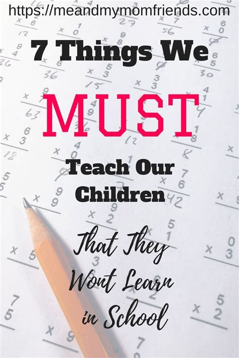 7 Things We Need To Teach Our Children