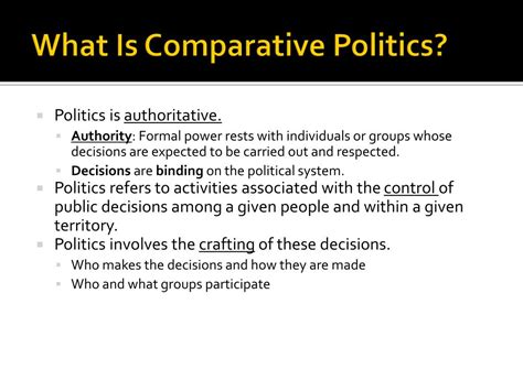 Ppt Issues In Comparative Politics Powerpoint Presentation Free