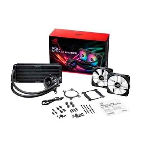 Asus Rog Strix Lc 240 Rgb All In One Liquid Cpu Cooler Vibe Gaming