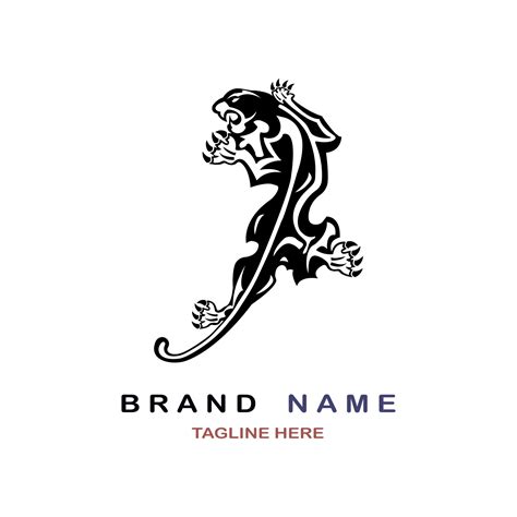 Vector De Diseño De Logotipo De Panteras Negras Para Marca O Empresa Y