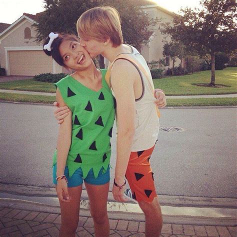 Pebbles And Bamm Bamm Halloween Costumes Diy Couples Couple