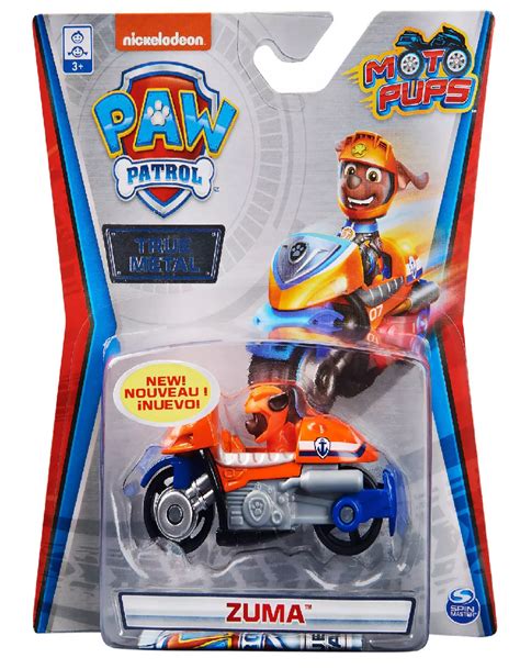 Paw Patrol True Metal Diecast Moto Pups Zuma Toys N Tuck