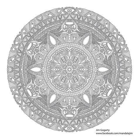 Looking for free adult coloring pages you can print? Difficult Mandala Coloring Pages - Coloring Home