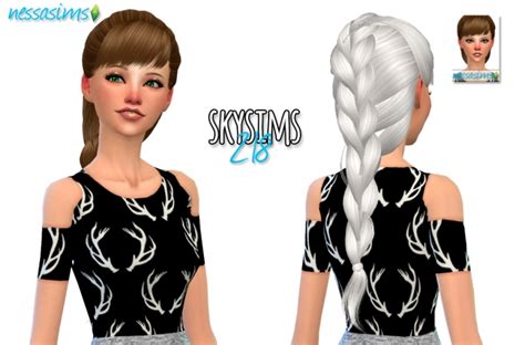 Hair Dump 5 At Nessa Sims Sims 4 Updates