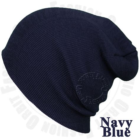 Beanie Cap Plain Knit Ski Skull Hat Cuff Winter Solid Warm Slouchy Men