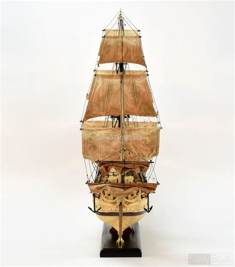 Usf Confederacy 1778 Handcrafted Woodden Ship Model Savyboat