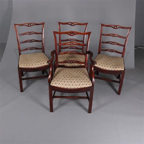 Arts & crafts (71) classics (11) modern (35) nichols and stone (39) stickley fine leather. Set of 8 Antique Federal Style Mahogany Ribbon Back Dining ...
