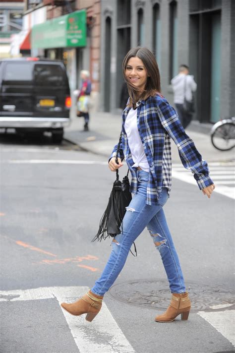 Victoria Justice Casual Style Leaving A Lunch In Downtown Ny Dec