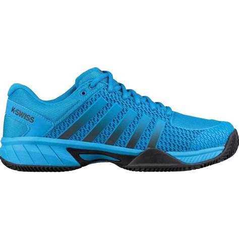 Their technological advancements all combine to create a high performance platform in a very comfortable tennis shoe that prevents injury. K-Swiss Mens Express Light HB Tennis Shoes - Malibu Blue ...
