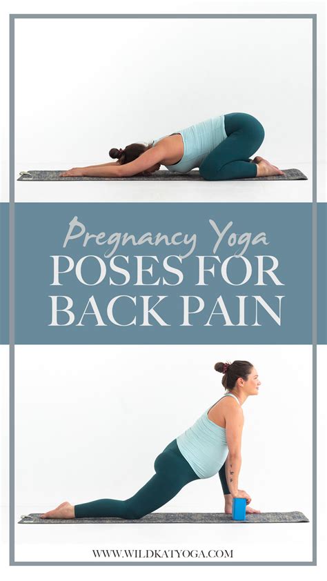 Pregnancy Yoga Poses For Back Pain Wild Kat Yoga