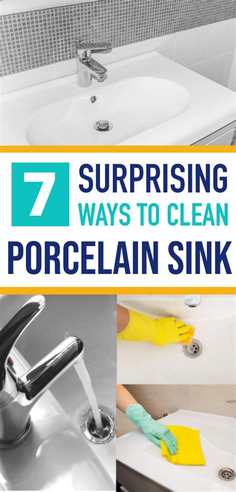 How To Clean Porcelain Sinks Easy Cleaning Hacks Clean Porcelain