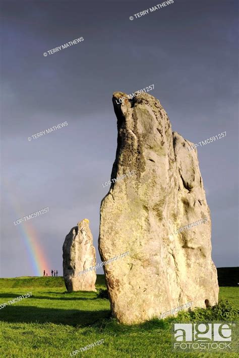 England Wiltshire Avebury Standing Stones Part Of The Avebury Ring