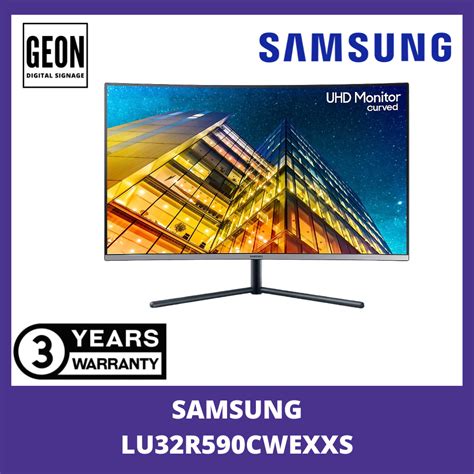 Samsung 32″ Inch 32 Lu32r590cwexxs Uhd Curved Monitor With 1 Billion Colors Ur59c Geon Asia