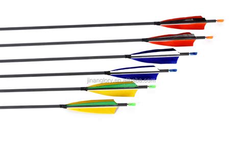 31 Inch Long Archery Outdoor Hunting Spine 500 Carbon Fiber Arrows