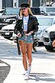 Hailey Baldwin Steps Out Wearing Daisy Dukes In Beverly Hills Photo