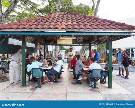 Domino Park On Calle Ocho In Little Havana Miami Florida Editorial