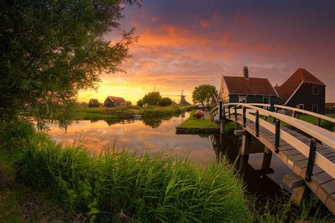 Brown Wooden Bridge Lake Bridge House Hd Wallpaper Wallpaper Flare