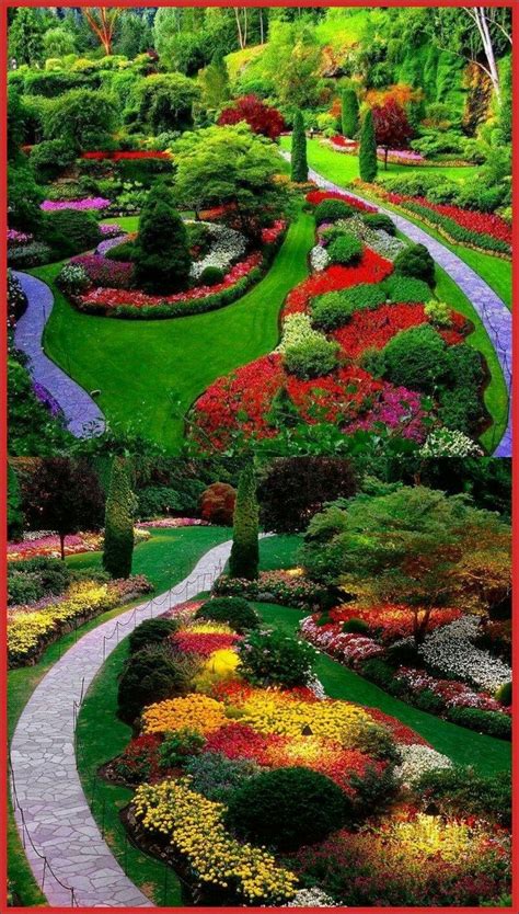 44 Magnificent Blooms In A Landscape Design 23 Formal Garden Design