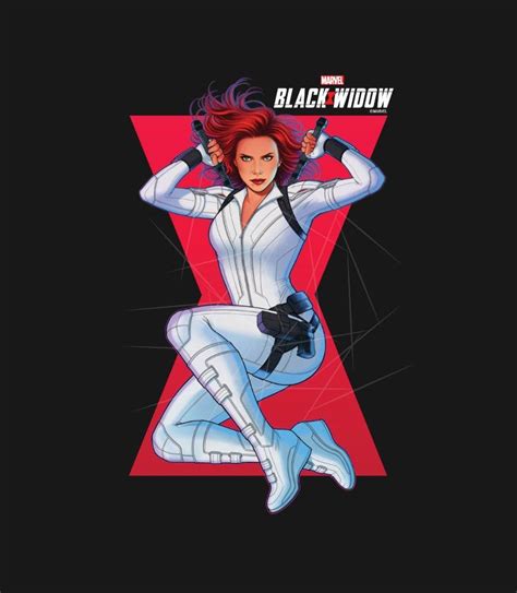Black Widow White Suit Illustration On Hourglass Png Free Download