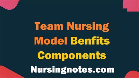 Team Nursing Model Benefits Components Nursingnotes