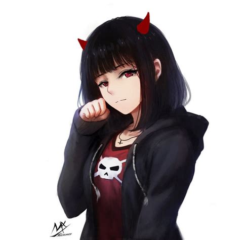 Cute Anime Demon Girl Wallpapers Top Free Cute Anime Demon Girl