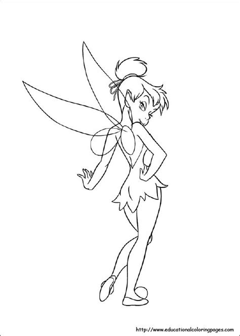 tinkerbell coloring pages  kids