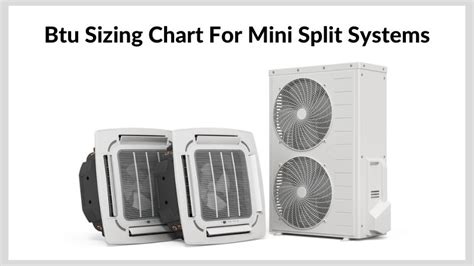 Btu Sizing Chart For Mini Split Systems Electronicshub