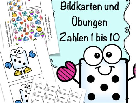 Gcse Pre School German Numbers Zahlen 1 10 Game Worksheet