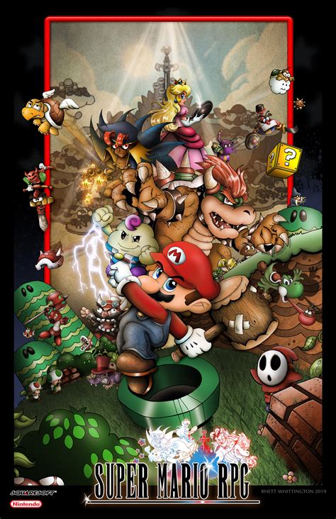 Super Mario Rpg Legend Of The Seven Stars Poster By Whittingtonrhett On