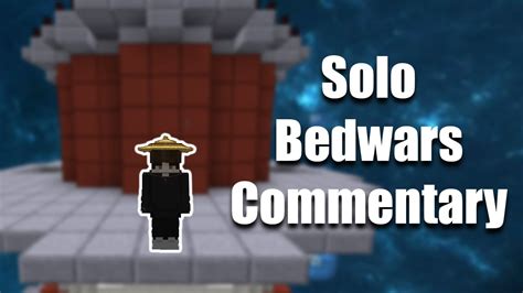 Solo Bedwars Commentary Youtube