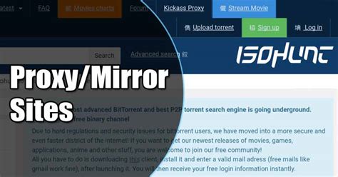 Best IsoHunt Proxy Sites List 2020 Working Mirror Sites Techarticle