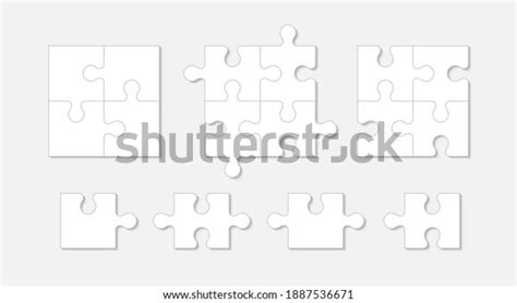 Various Sizes Puzzle Vector Illustration Icon Stock Vector Royalty