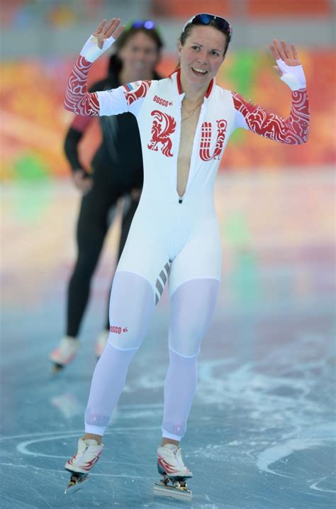 Speed Skater Olga Grafs Wardrobe Malfunction Photos Sochi Problems Ny Daily News