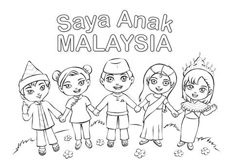 Wansteddy Tales Lukisan Mewarna Saya Anak Malaysia
