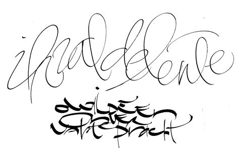 Calligraphic Line Drawing At Explore Collection Of